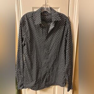 Michael Kors black button up collared shirt. Great condition. Preowned.
